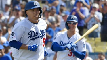 Rockies lose as Hyun-Jin Ryu hits, pitches Dodgers to 100th win