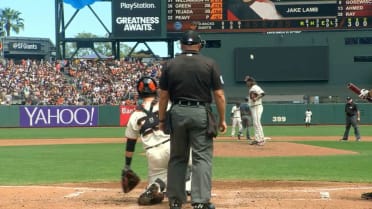 Buster Posey makes perfect throw to distracted Jake Peavy - Sports  Illustrated