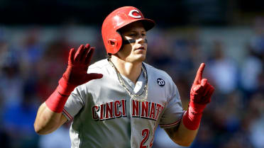 Reds' Dietrich ties MLB record for HBP in single game