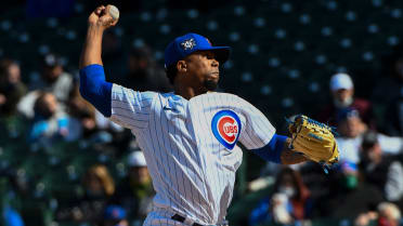 This is a 2016 photo of Pedro Strop of the Chicago Cubs baseball team. This  image reflects the 2016 active roster as of Monday, Feb. 29, 2016 when this  image was taken. (