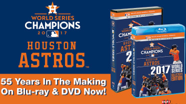 Houston Astros 2022 World Series Champions BluRay/DVD Combo