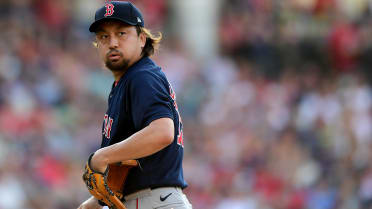 Hirokazu Sawamura #19 May 29, 2021 Miami Marlins at Boston Red Sox