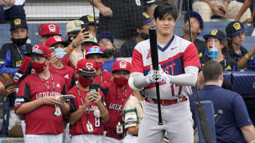 SHOHEI OHTANI LA ANGELS 2021 LITTLE LEAGUE CLASSIC UNIFORM BOBBLE