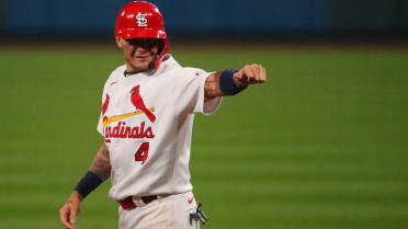 St. Louis Mens Cardinals Yadier Molina #4 Majestic MLB Baseball