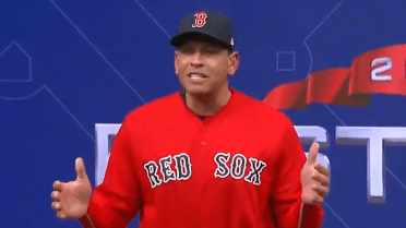 Alex Rodriguez wears full Red Sox uniform on air after Yankees' ALDS loss