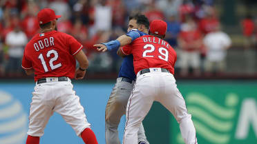 Montgomery sharp, Rangers hit 3 HRs to win fifth straight, beat slumping  Blue Jays 10-0 - The San Diego Union-Tribune