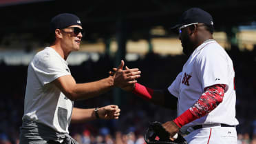 David Ortiz sports Tom Brady jersey, serves as Patriots honorary