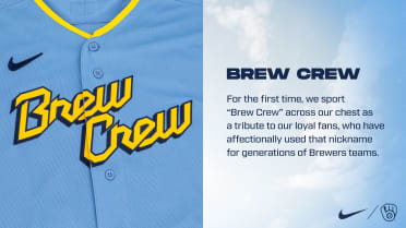 The City Connect threads for the @brewers #uniswag