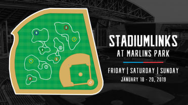 Marlins Park hosts nine-hole golf course this weekend