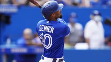 2022 Marcus Semien Team Issued Blue Spring Training Jersey with