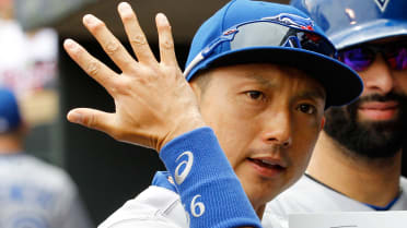 39-year old Munenori Kawasaki homers on the first pitch he sees in