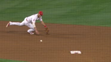 This throw beat Martin Maldonado to the plate, so he used a perfect swim  slide to avoid the tag