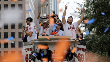 Watch: Hundreds of thousands turn out for Astros victory parade