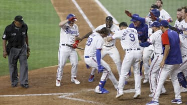 Amherst's Jonah Heim hits first MLB walkoff HR in Rangers win