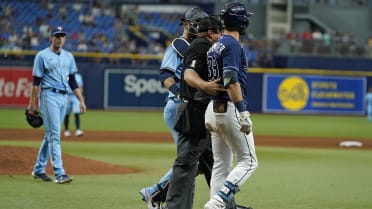 Video: Benches Clear After Blue Jays Bean Rays' Kevin Kiermaier