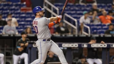 June 17, 2015: Florida Peter Alonso #20 celebrates after hitting a home run  in action during game 9 of the 2015 NCAA Men's College World Series between  the Miami Hurricanes and Florida