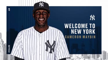 2019 New York Yankees Cameron Maybin #38 Game Used White Jersey MLB 150 PS  4