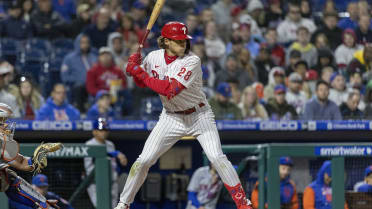 Phillies' Alec Bohm Cuts Himself Slamming Bat in Frustration After  Strikeout, News, Scores, Highlights, Stats, and Rumors