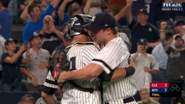 CLE@NYY Gm4: Kahnle keeps Yanks alive with long save 