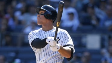 Yankees' Gary Sanchez joined Mickey Mantle in record books with