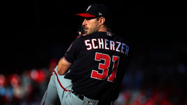 2019 NLDS/NLCS Game-Used Jersey: Max Scherzer