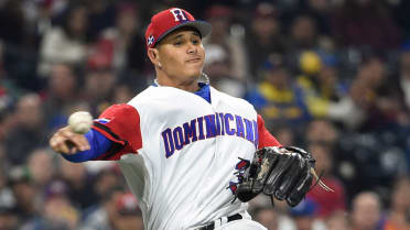 Manny Machado Dominican Republic 2023 World Baseball Classic Bobblehead Officially Licensed by World Baseball Classic