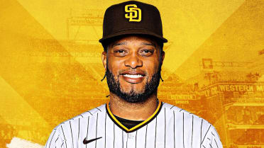 Robinson Cano of the Dominican Republic's World Baseball Classic team  smiles during an exhibition game against the Atlanta Braves on March 8, 2023,  in North Port, Florida. (Kyodo)==Kyodo Photo via Credit: Newscom/Alamy