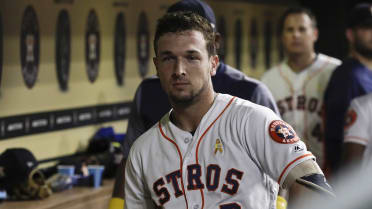 Complete your Alex Bregman Dugout Stare Challenge with this sweet Astros  road grey Bregman jersey. The first 2,000 fans will get one tonight. Gates  open, By Corpus Christi Hooks