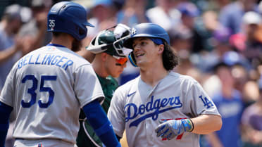 Dodgers' James Outman homers in first career MLB AB