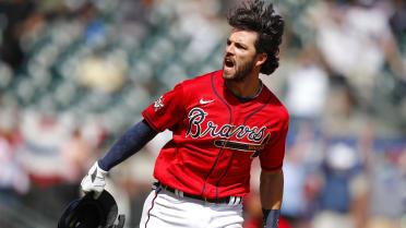 These throwback unis though #ChopOn  Dansby swanson, Atlanta braves,  Braves