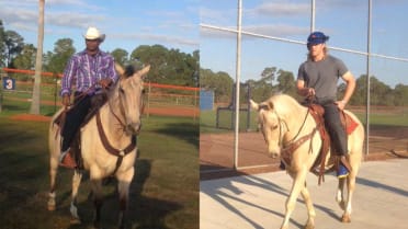 Cespedes and Syndergaard Caught Horsing Around At Mets Camp