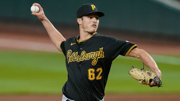 Pittsburgh Pirates pitcher Blake Cederlind delivers during the sixth inning  of a spring training exhibition baseball game against the Toronto Blue Jays  in Dunedin, Fla., Monday, March 1, 2021. (AP Photo/Gene J.