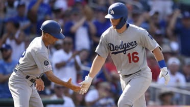 Los Angeles, United States. 20th Apr, 2022. Los Angeles Dodgers catcher Will  Smith (16) runs around the bases during an MLB regular season game against  the Atlanta Braves, Wednesday, April 20th, 2022