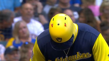 Orlando Arcia placed candy in Jesus Aguilar's helmet and Aguilar had no  idea