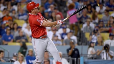 Mike Trout threw a perfect 98.6 MPH laser to get out at home plate