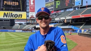 New York Mets - Jeff McNeil has adopted an adorable puppy