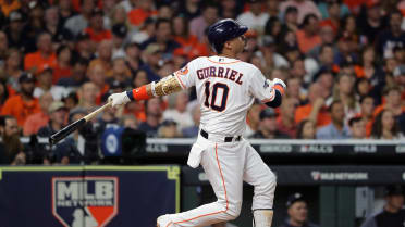 Yuli Gurriel's first strikeout of 2022 postseason ends streak