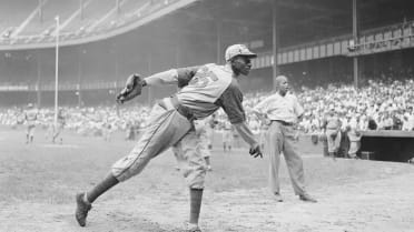 Negative Collection — Satchel Paige at 59 Years Old Playing An