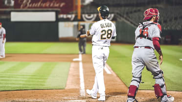 In 1st MLB game with new extra-inning rule, A's slam Angels