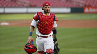 Baseball Bros on X: Yadier Molina has the sickest looking catchers gear  👀🔥  / X