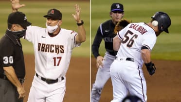 Watch: Rockies' Daniel Murphy headbutts baseball to get out of