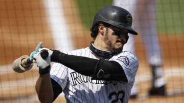 Colorado Rockies Nolan Arenado Game Worn Spring Training Jersey.