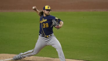 Corbin Burnes and Omar Narváez made history in the Brewers' season opener  against the Cubs