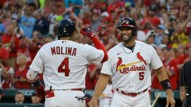 Wainwright, Molina tie MLB record but Cardinals fall 11-6 to Nationals  Midwest News - Bally Sports