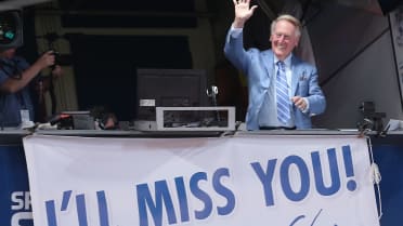 Vintate Rip Vin Scully Forever The Voice Of The Dodgers T Shirt