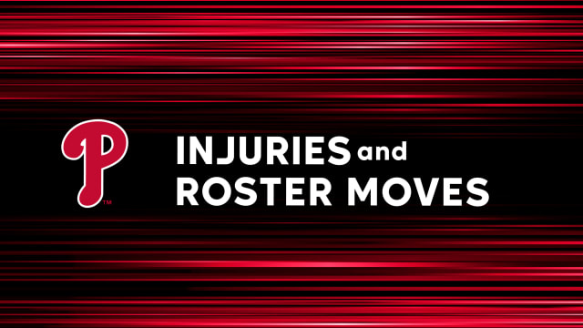 Phillies injuries and roster moves