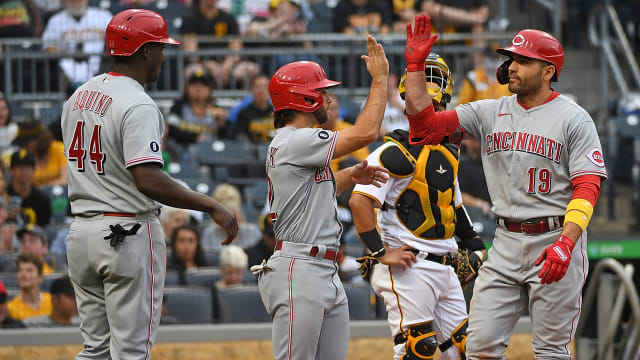 Likely Billy Hamilton, jose Peraza, Joey Votto hitting 1-2-3