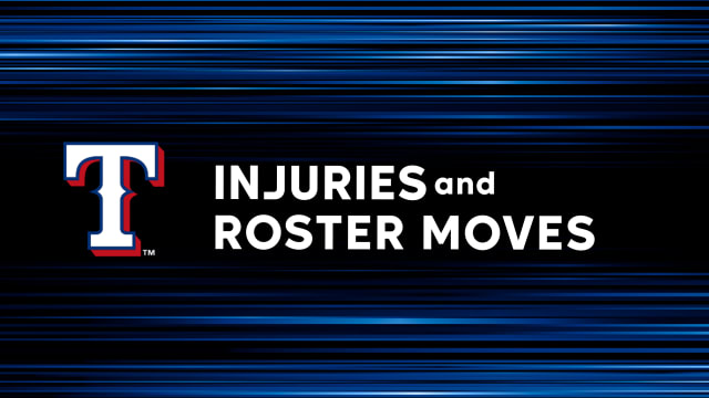 Rangers injuries and roster moves