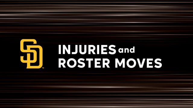 Padres injuries and roster moves