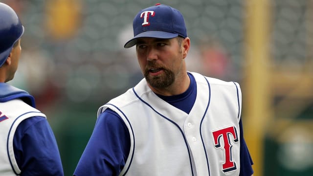 R.A. Dickey's knuckleball caused Adrian Beltre to involuntarily